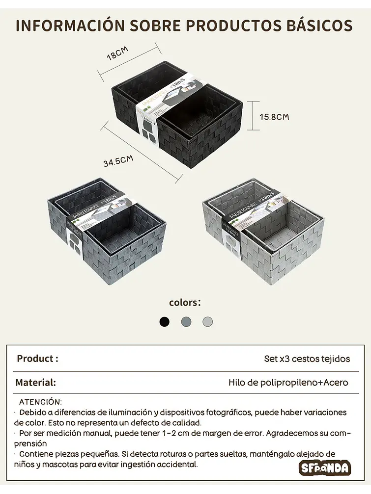 CESTO PCS*3 16