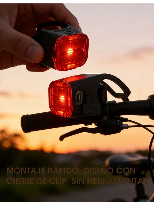 LUZ PARA BICICLETA C/U 4