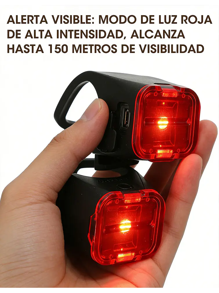 LUZ PARA BICICLETA C/U 5
