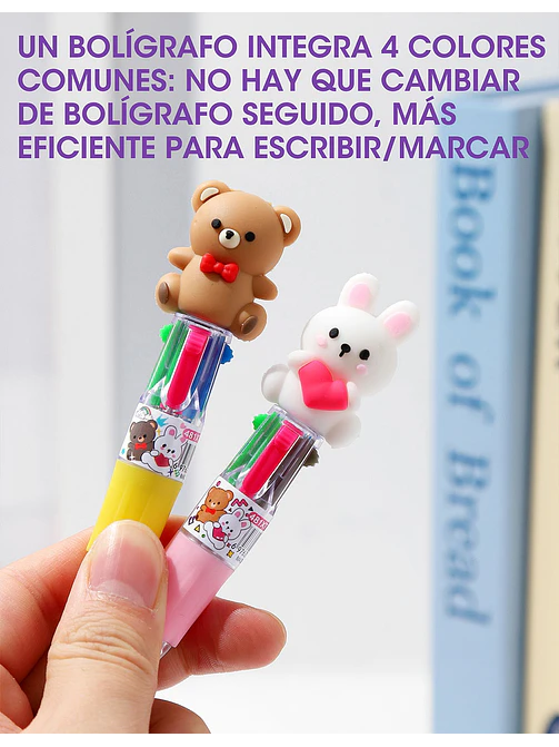 BOLIGRAFO 4 COLORES C/U 4