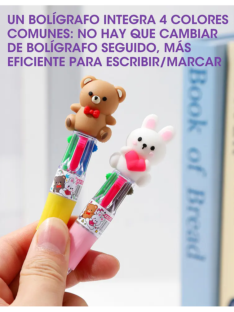 BOLIGRAFO 4 COLORES C/U 4