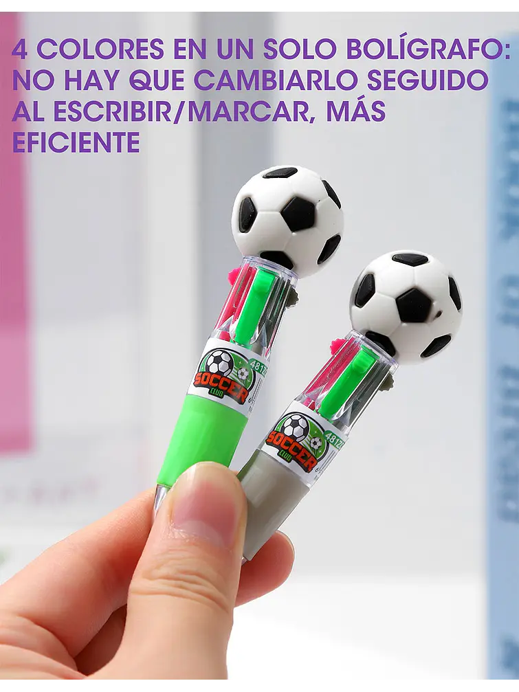 BOLIGRAFO 4 COLORES C/U 2