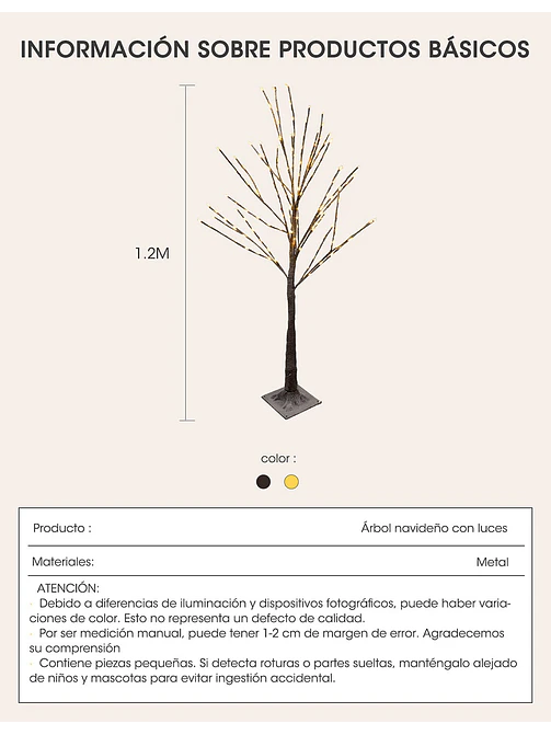 ARBOL DECORATIVO C/U 5