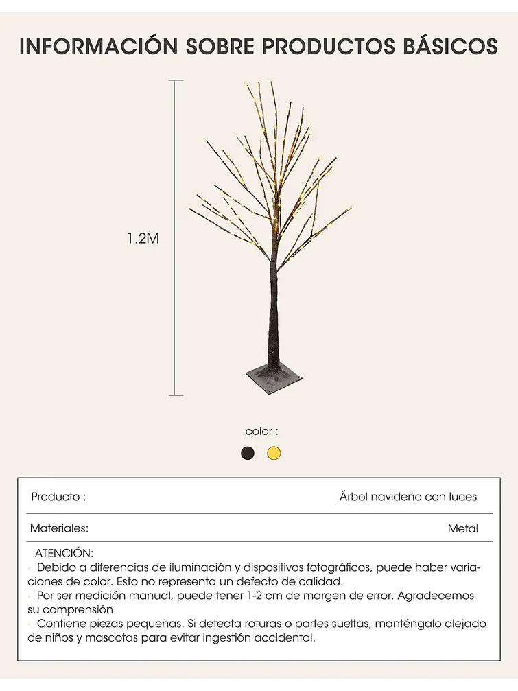 ARBOL DECORATIVO C/U 5