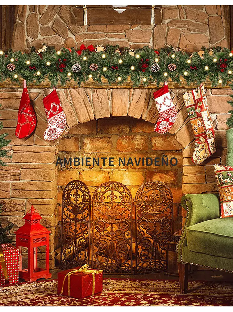 GUIRNALDA LED NAVIDEÑA C/U 4