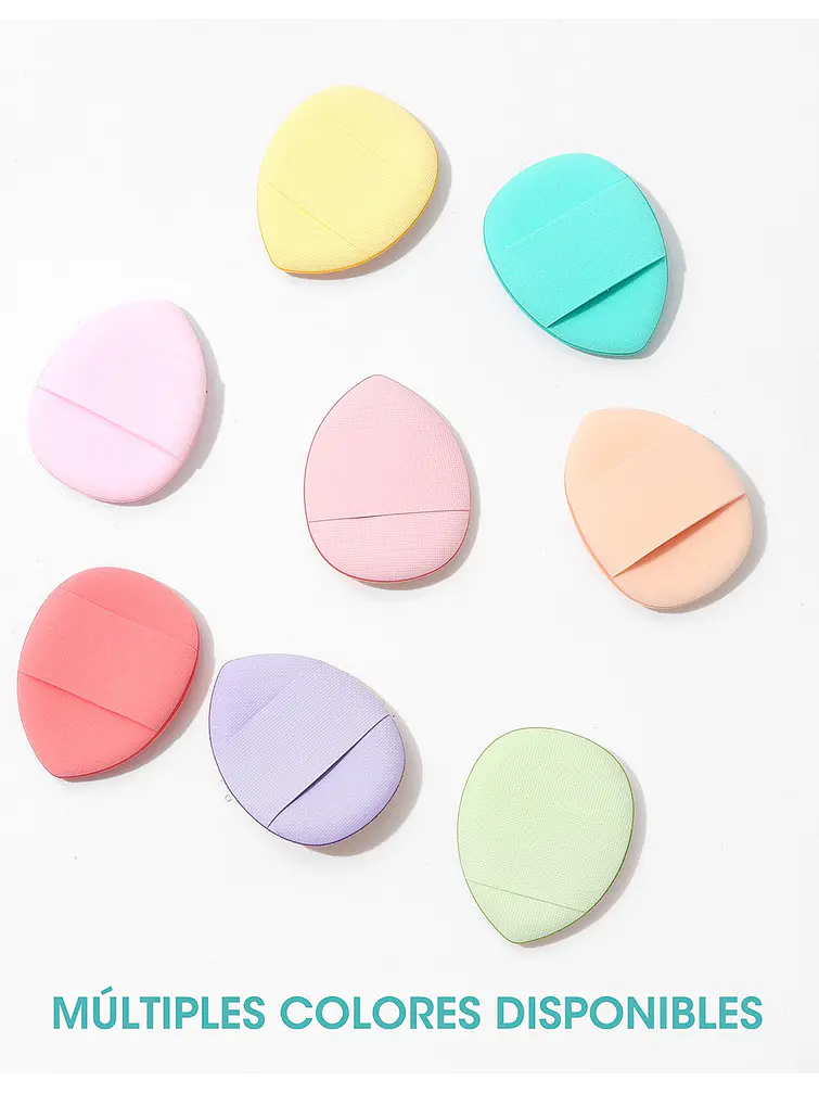 ESPONJA DE MAQUILLAJE PCS*8 2
