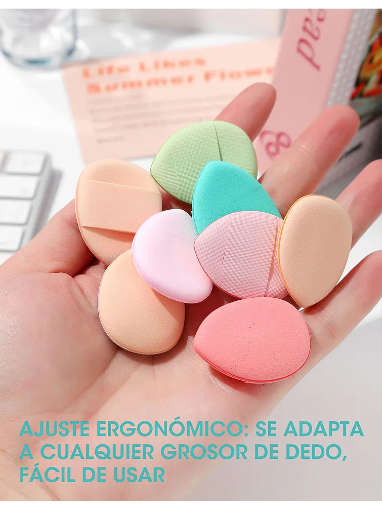 ESPONJA DE MAQUILLAJE PCS*8 4