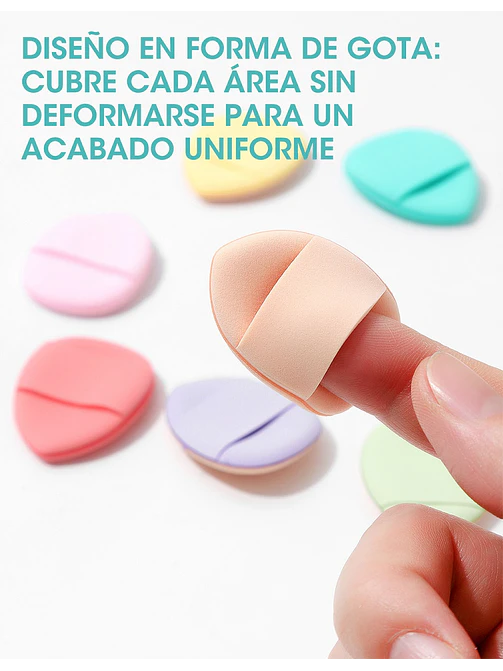 ESPONJA DE MAQUILLAJE PCS*8 5