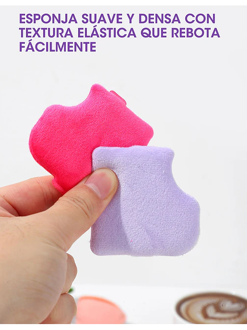 BORLAS DE MAQUILLAJE PCS*2 7