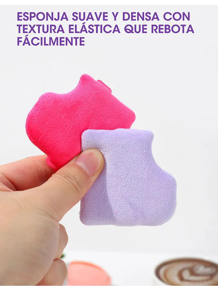 BORLAS DE MAQUILLAJE PCS*2 7