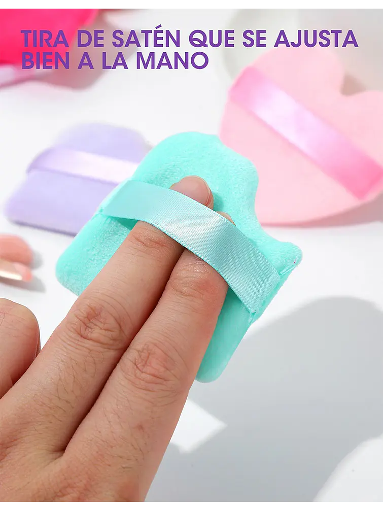 BORLAS DE MAQUILLAJE PCS*2 9