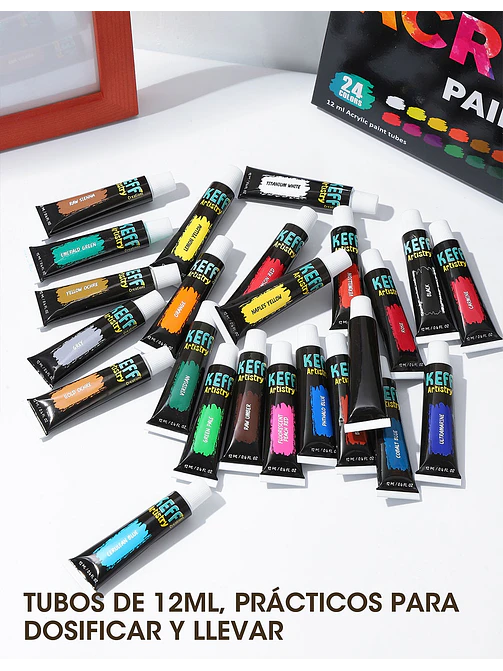 PINTURAS ACRILICAS PCS*24 2