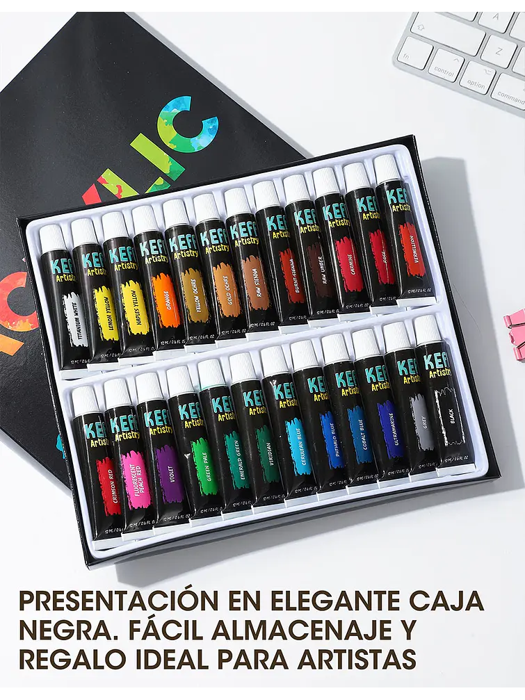 PINTURAS ACRILICAS PCS*24 3