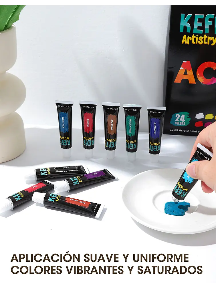 PINTURAS ACRILICAS PCS*24 5