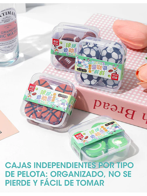 GOMA DE BORRAR PCS*10 6