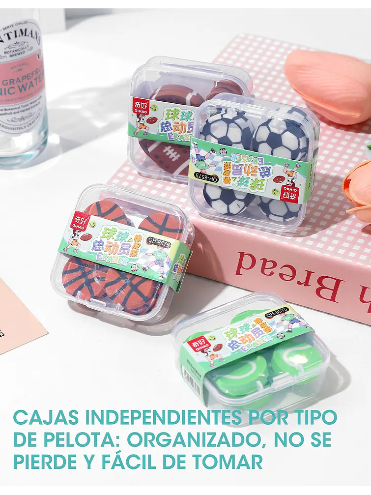 GOMA DE BORRAR PCS*10 6