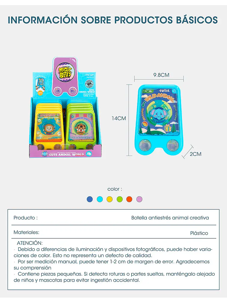 JUEGO DE AGUA C/U 11