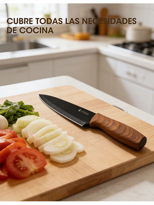 SET DE CUCHILLOS C/U 4