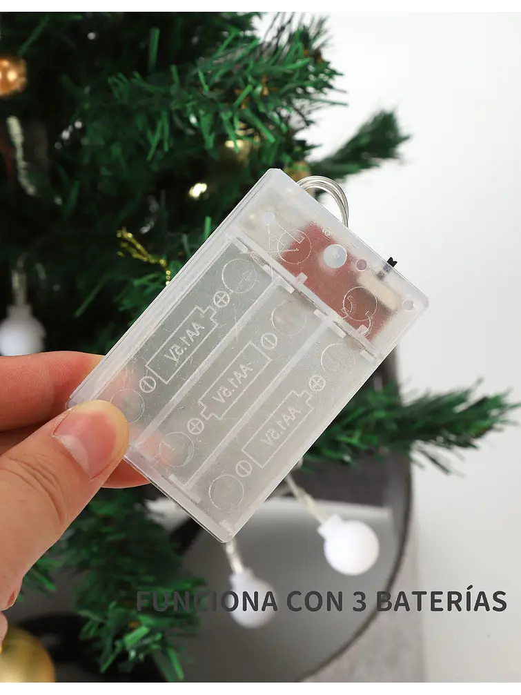 ARBOL + ADORNOS NAVIDEÑOS C/U 5