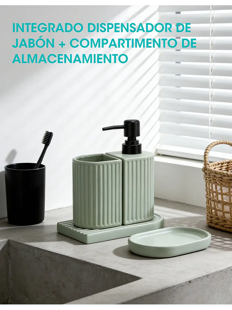 SET DE BAÑO C/U 2