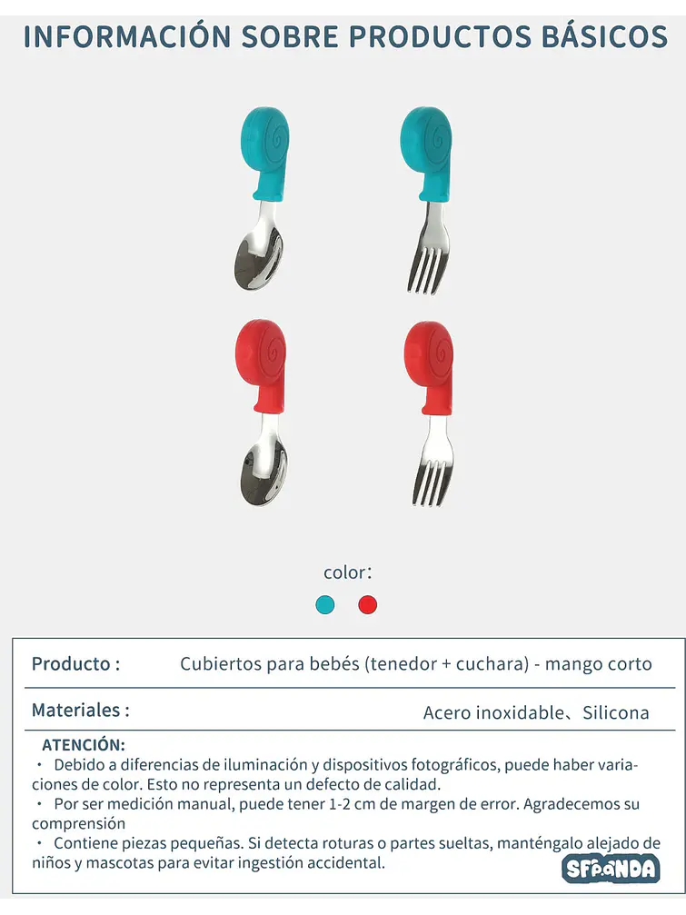 SET DE CUBIERTOS C/U 7