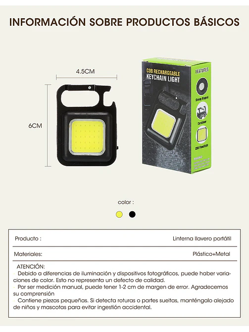 LINTERNA LED C/U 9