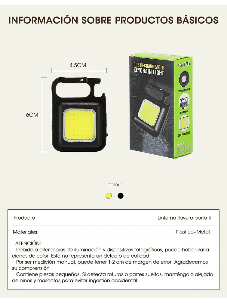 LINTERNA LED C/U 9