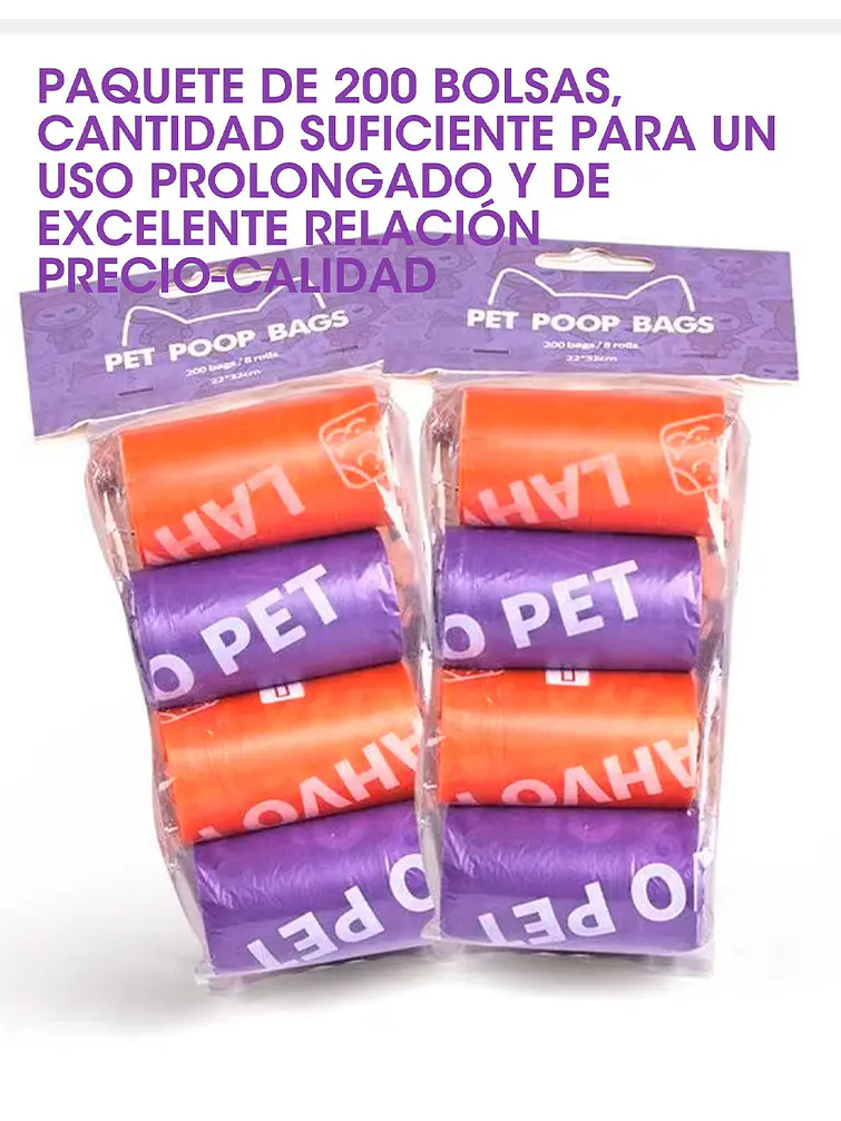 BOLSAS SANITARIAS PCS*8 5