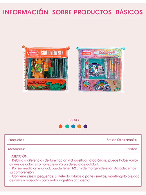 SET DE LIBRERIA C/U 8