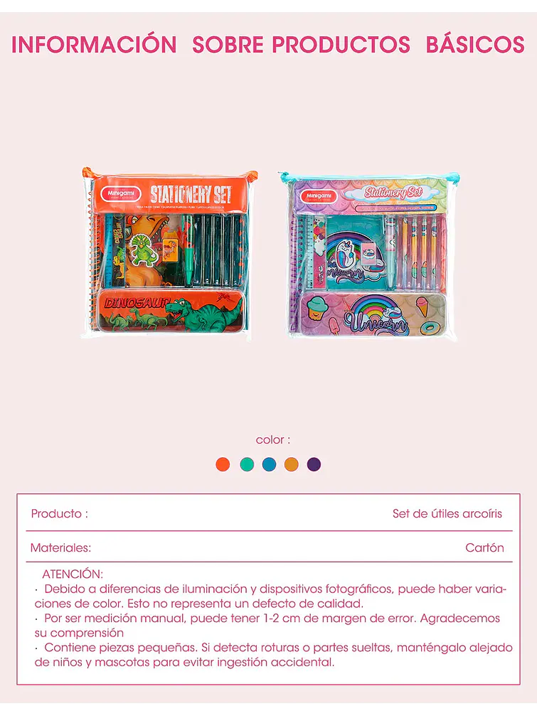 SET DE LIBRERIA C/U 8
