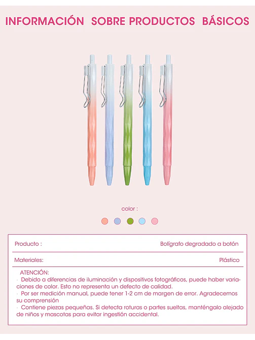 BOLIGRAFO PCS*10 8