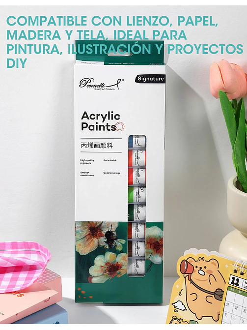 PINTURA ACRILICA 20 ML PCS*12 5