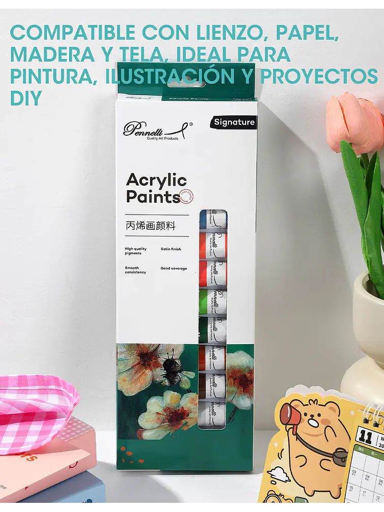 PINTURA ACRILICA 20 ML PCS*12 5