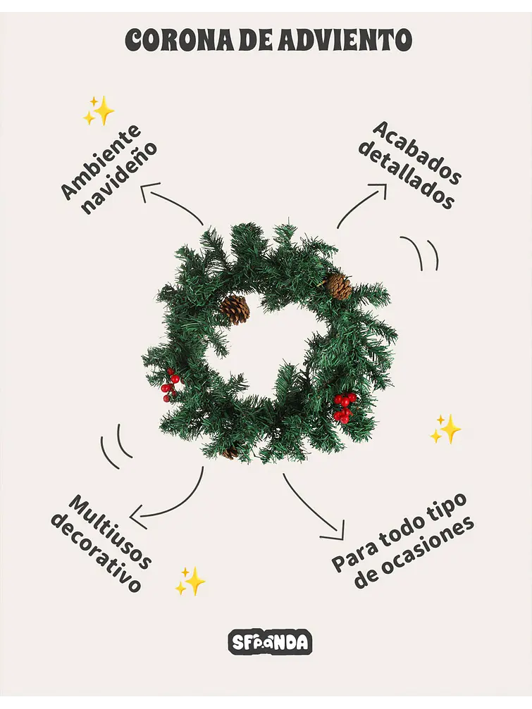 ADORNO NAVIDEÑO C/U 4