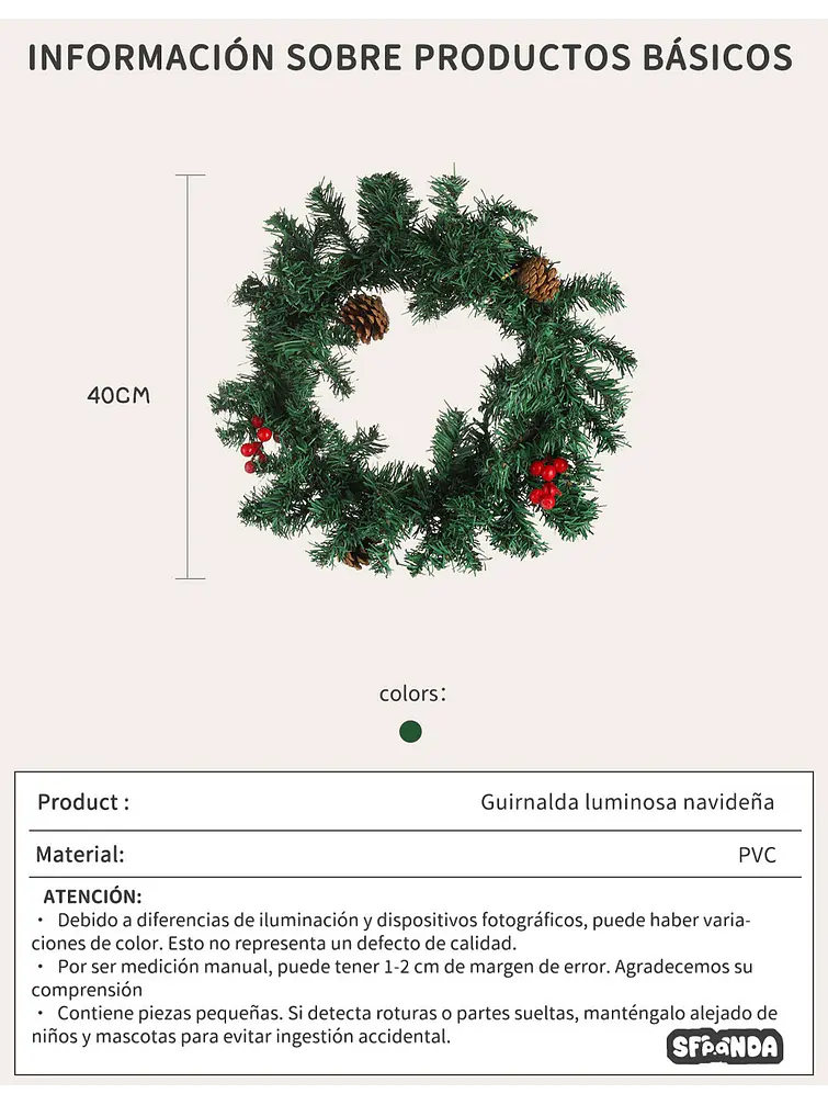 ADORNO NAVIDEÑO C/U 5