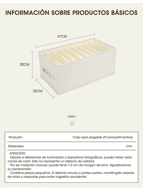 ORGANIZADOR C/U 5