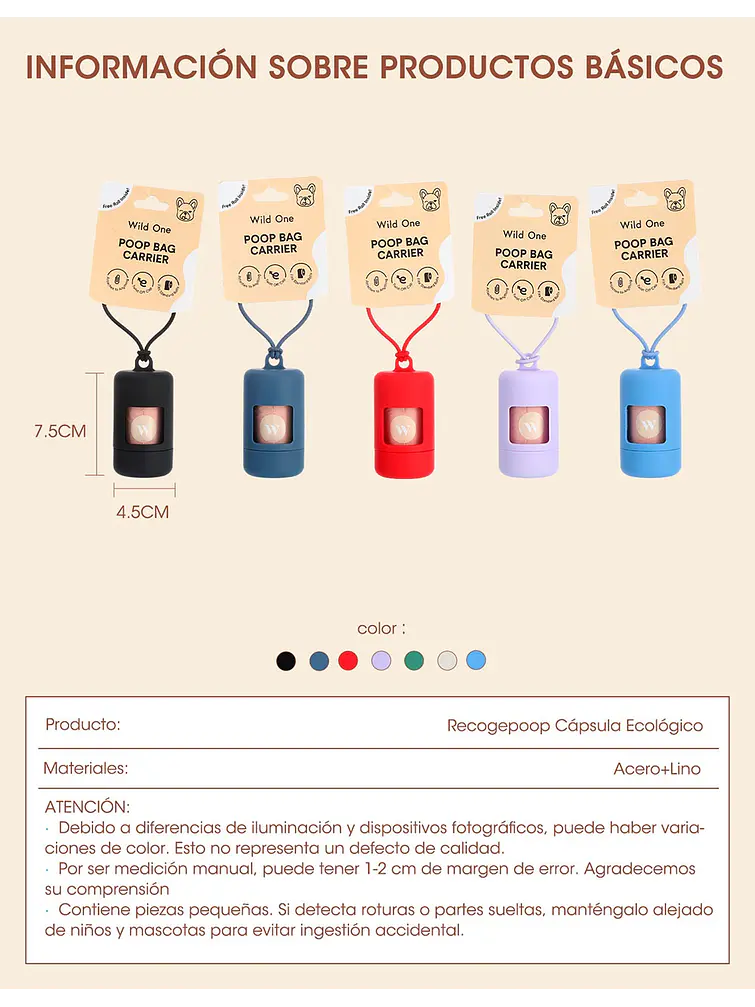 DISPENSER DE BOLSAS C/U 13