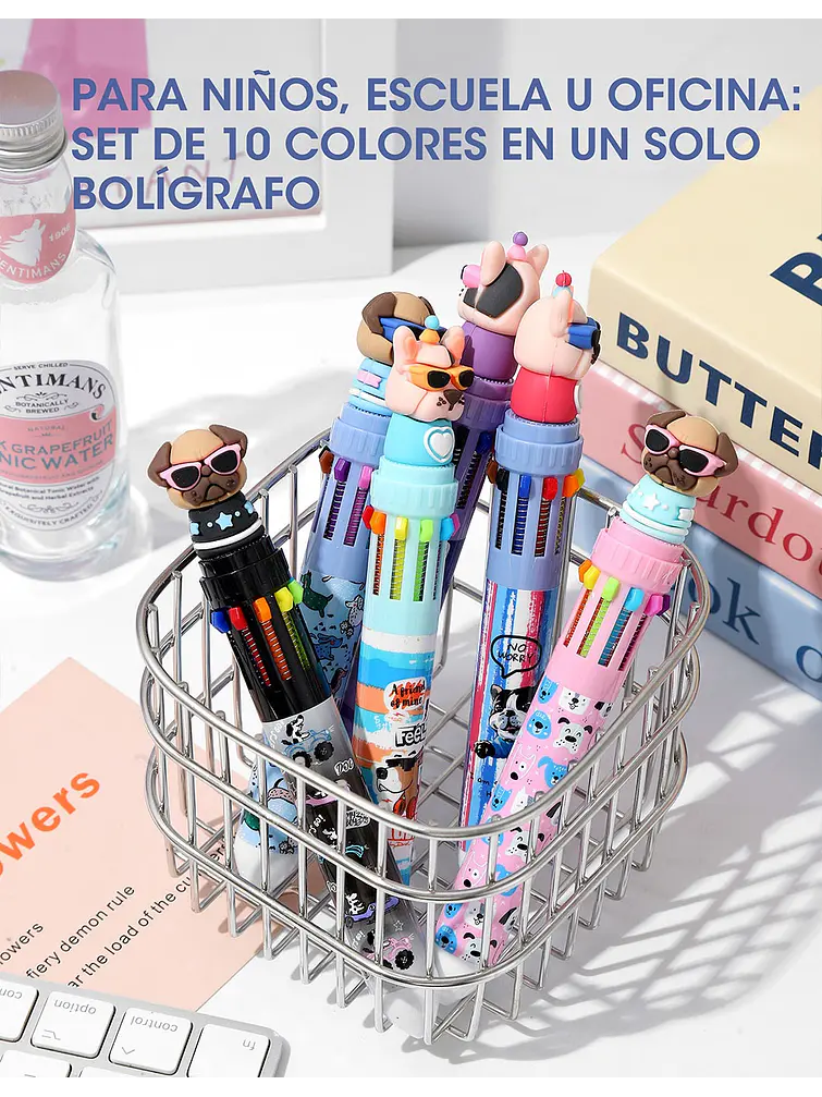 BOLIGRAFO 10 COLORES C/U 2