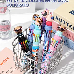 BOLIGRAFO 10 COLORES C/U