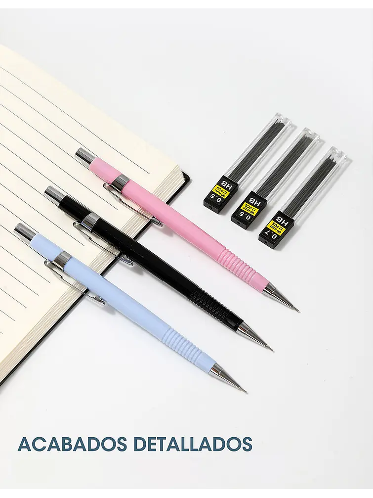SET DE LAPIZ MECANICO C/U 7