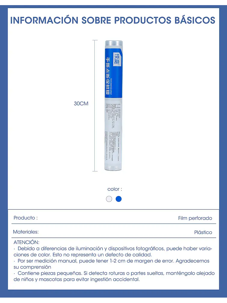 PAPEL FILM C/U 8