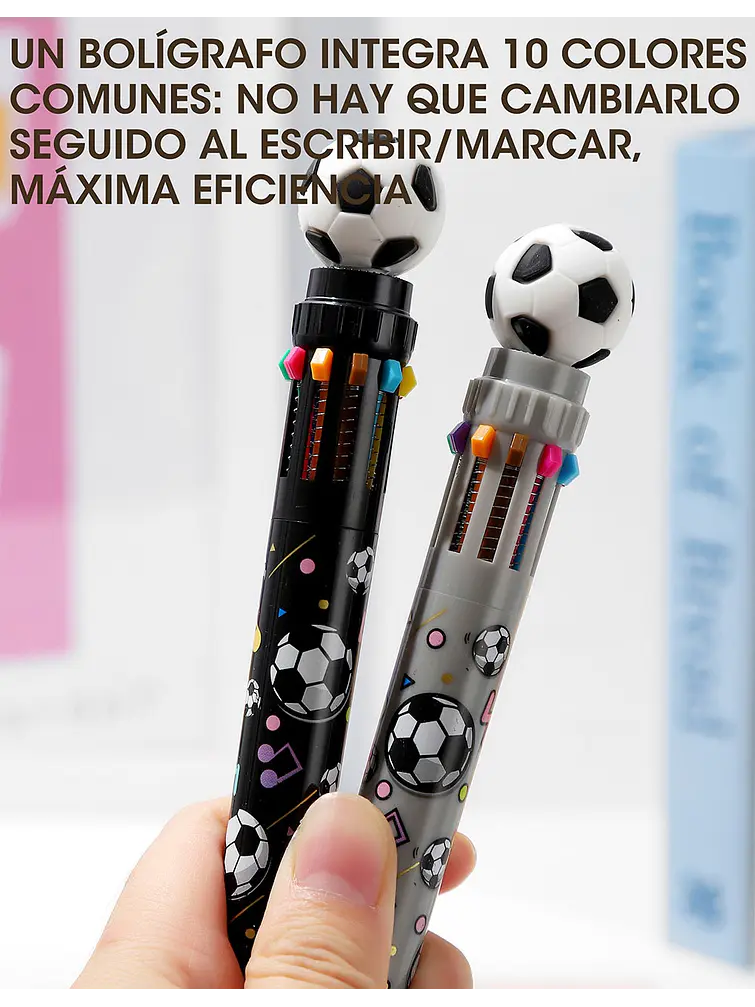 BOLIGRAFO 10 COLORES C/U 2