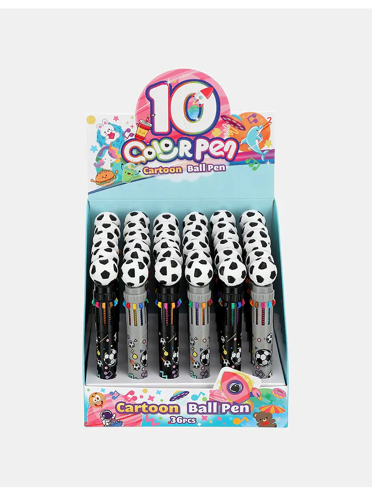 BOLIGRAFO 10 COLORES C/U 3