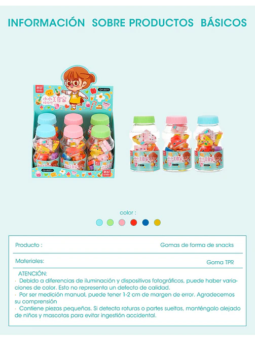 GOMA DE BORRAR PCS*18 10