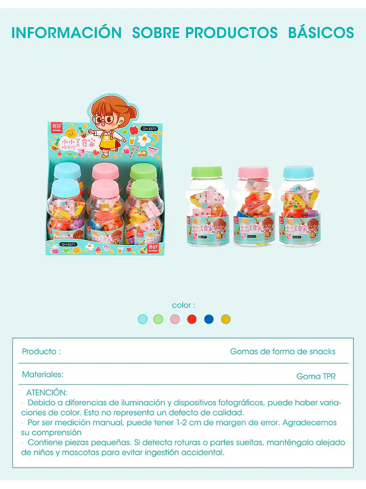 GOMA DE BORRAR PCS*18 10