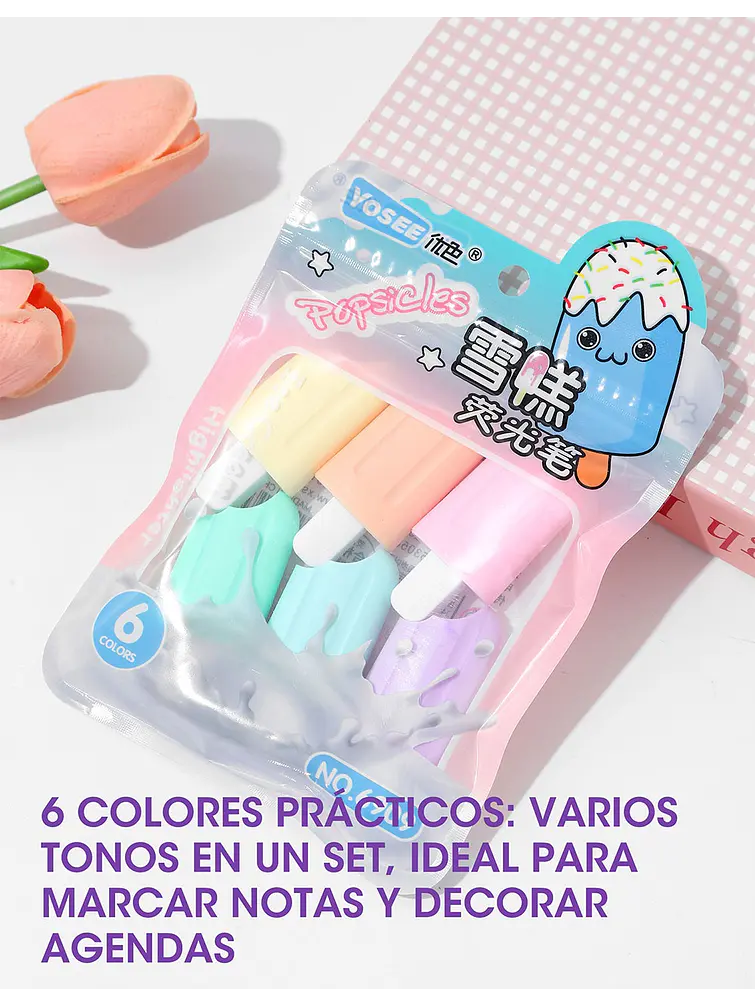 MARCADORES PCS*6 4