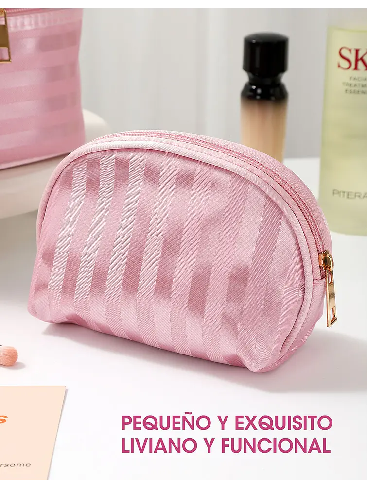 SET DE 4 PORTACOSMETICOS C/U 8