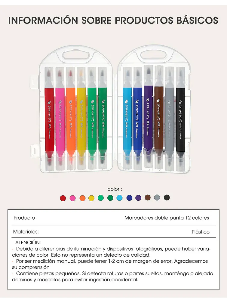 MARCADORES PCS*12 9