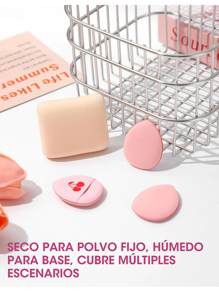 ESPONJA DE MAQUILLAJE PCS*4 2