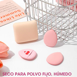 ESPONJA DE MAQUILLAJE PCS*4